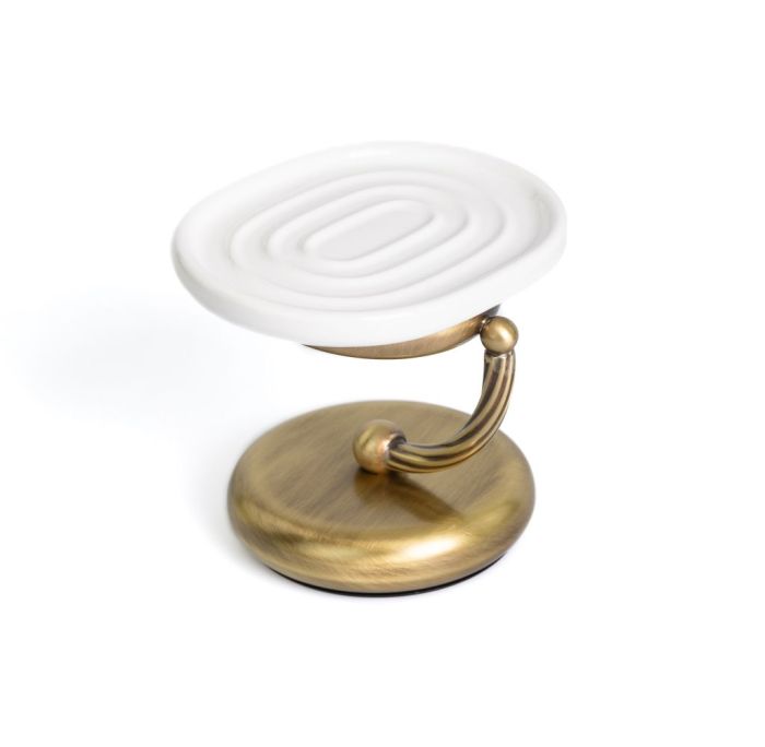 Stil Haus Giunone, ceramic table soap dish, bronze color