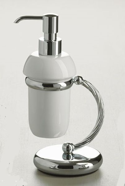 Stil Haus Giunone, ceramic table dispenser, chrome color