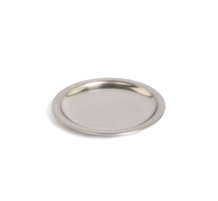 Stil Haus Hashi, tabletop metal soap dish, nickel satin color