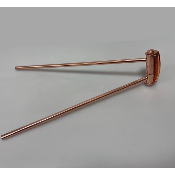 Stil Haus Hashi, double swivel towel holder, rose gold color