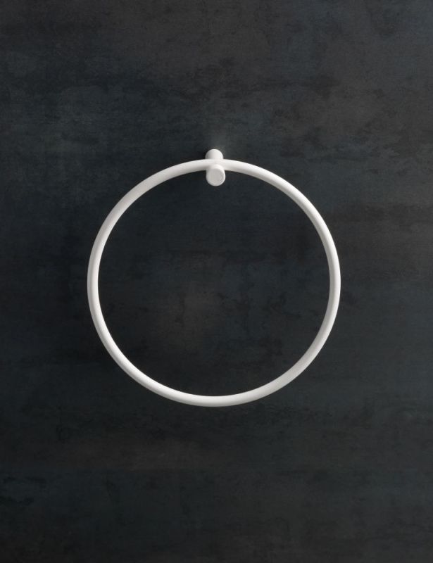 Stil Haus Hashi, towel ring holder, matte white