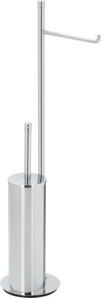 Stil Haus Hashi, stand h63 cm: paper holder/ruff metal, chrome color