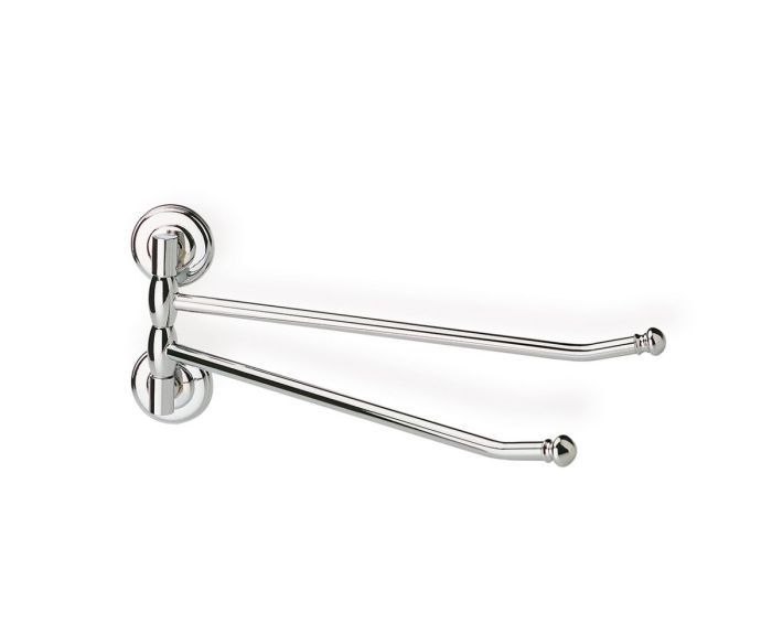 Stil Haus Idra, double swivel towel holder, bronze color