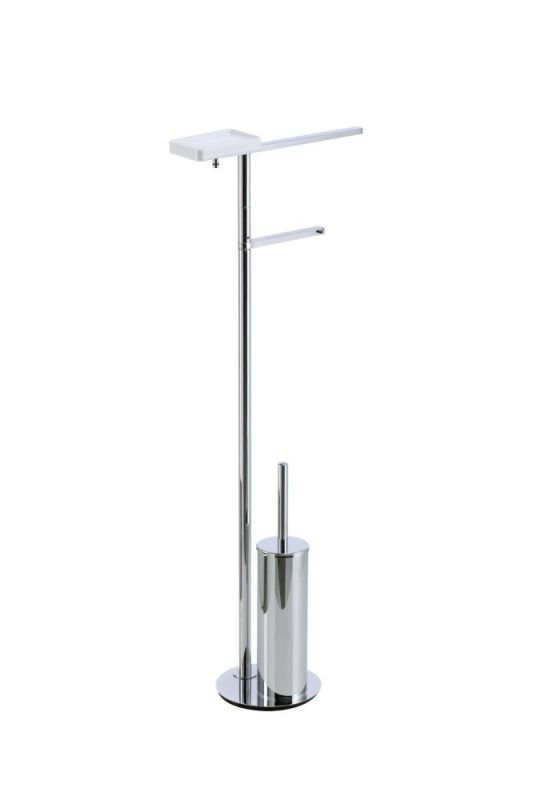 Stil Haus Living, reception: reception: reception. + boom and towel holder + ruff, chrome - white ceramic color