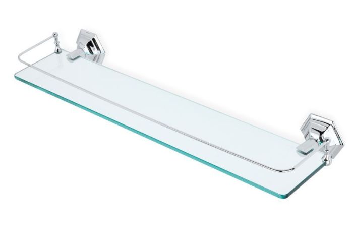 Stil Haus Marte, glass shelf, chrome color