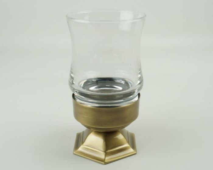 Stil Haus Marte, table glass tumbler, bronze color