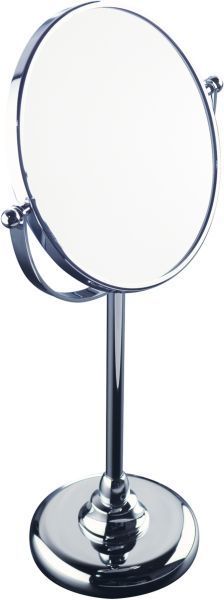 Stil Haus, desktop round swivel cosmetic mirror (3x), chrome color