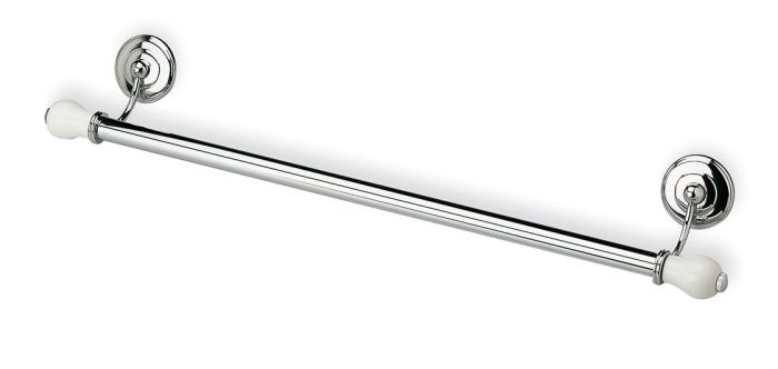 Stil Haus Nemi, towel holder, length 60 cm, color chrome - white ceramic