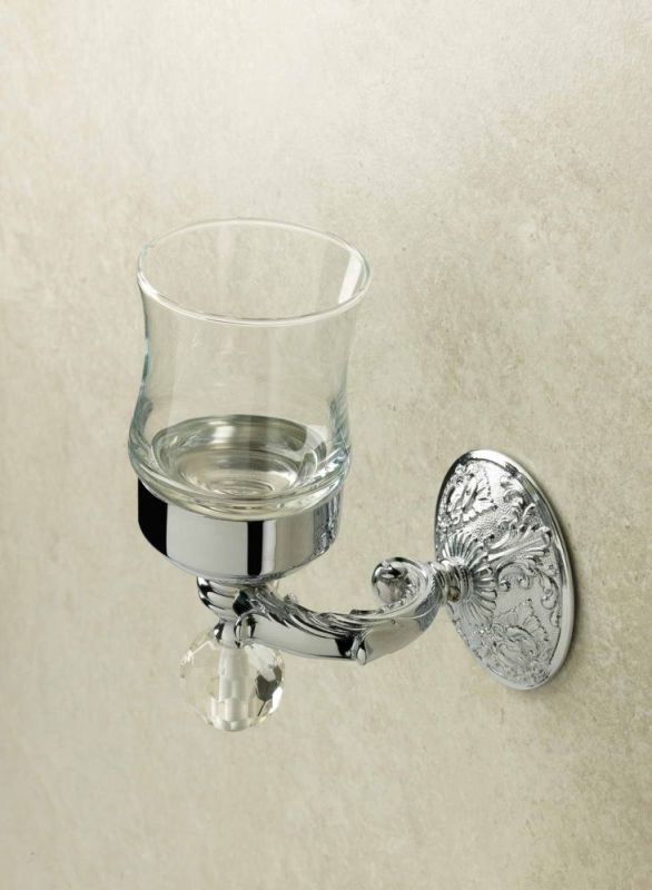 Stil Haus Noto Light, wall glass with Murano glass, chrome color