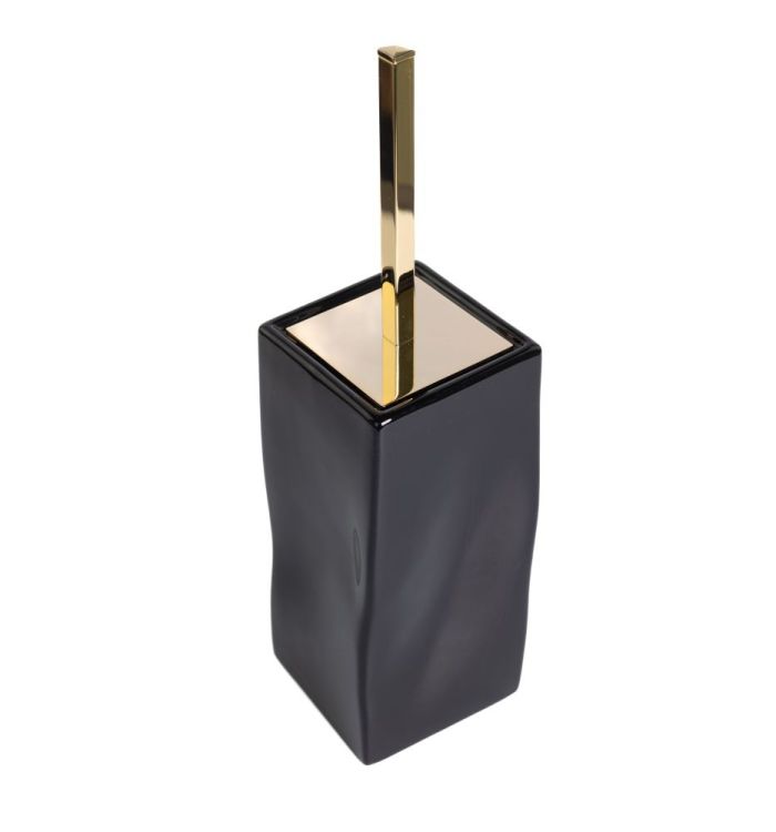 Stil Haus Prisma, ceramic floor ruff, gold - black ceramic color