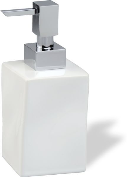 Stil Haus Prisma, table ceramic dispenser, chrome - white ceramic color