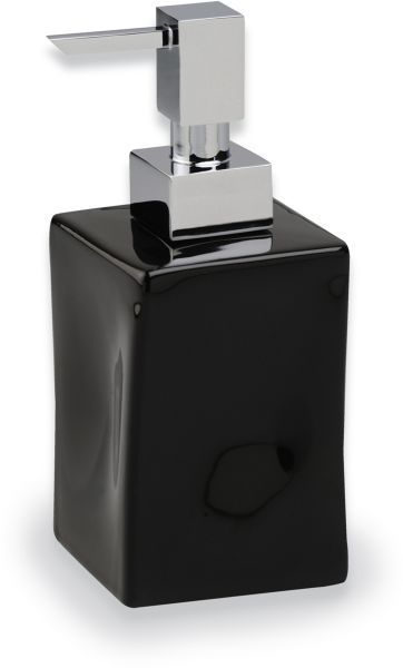 Stil Haus Prisma, table ceramic dispenser, color chrome - black ceramic