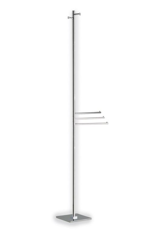 Stil Haus Quid, reception: 2 hooks + 3 towel holders, chrome color