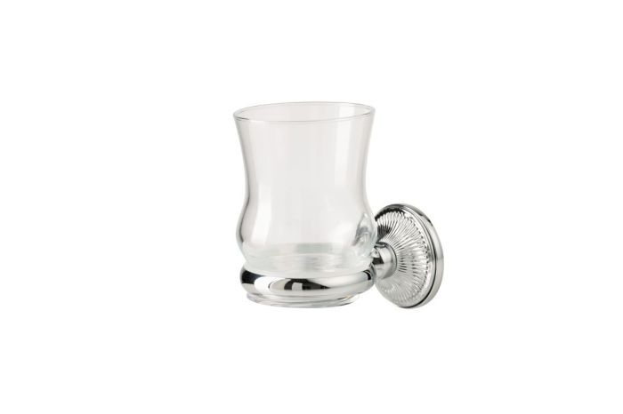 Stil Haus Regal, wall-mounted glass tumbler, chrome color