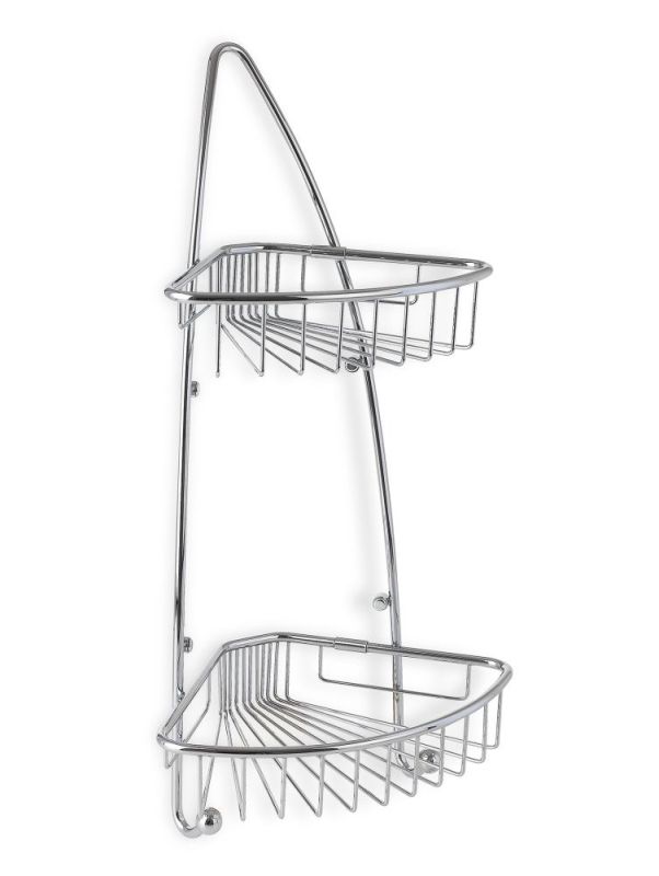 Stil Haus, bathroom grate 2-level corner, height 34 cm, chrome color