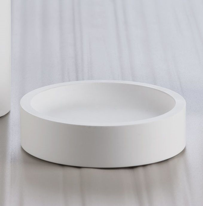 Stil Haus Tondo, table soap dish, color white