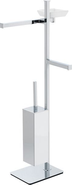 Stil Haus Urania, stand: dispenser + towel rack. + paper holder.+ metal ruff, chrome color