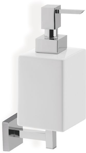 Stil Haus Urania, wall mounted ceramic dispenser, chrome - white ceramic