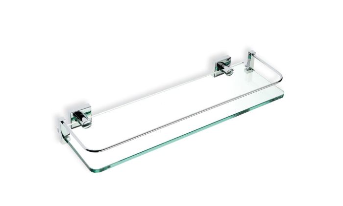 Stil Haus Urania, glass shelf with fence (length 40), chrome color